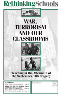 cover of War, Terrorism, and Our Classrooms