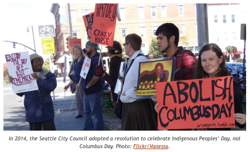 Columbus Day Protests